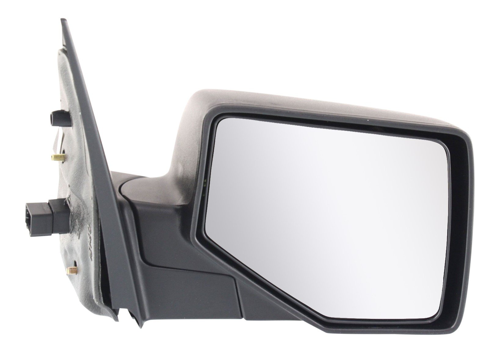 Power Mirror for Ford Explorer 2006-2010, Right (Passenger) Side, Manual Folding, Non-Heated, Textured, with Puddle Light, Replacement
