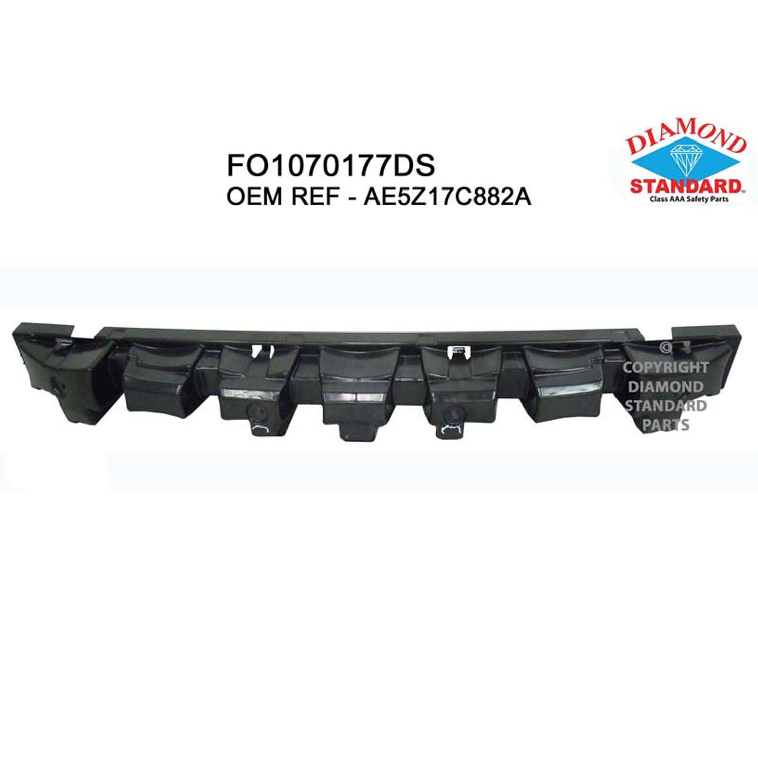 2010 - 2012 Ford Fusion Front Bumper Absorber