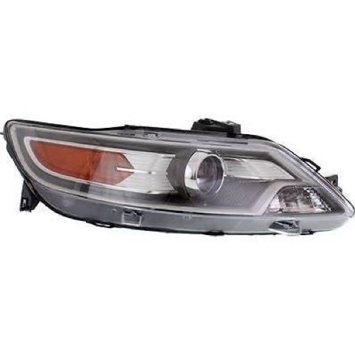 Right (Passenger) Headlight Assembly for 2010 - 2012 Ford Taurus SHO, Front Replacement Housing / Lens / Cover,  AG1Z13008C, Composite Material