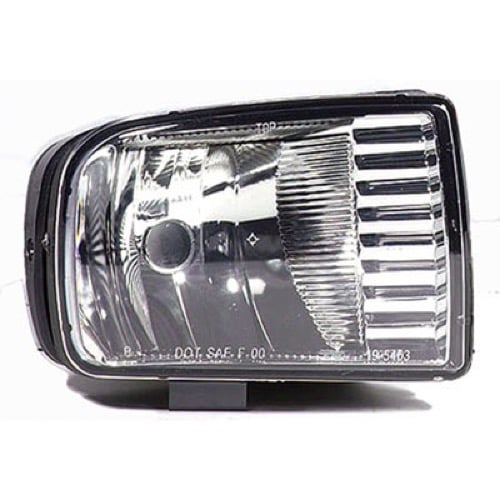 Right (Passenger) Fog Light Assembly for 2000 - 2002 Lincoln LS, Replacement Housing / Lens / Cover, Rectangular Design,  XW4Z15200CA, Replacement