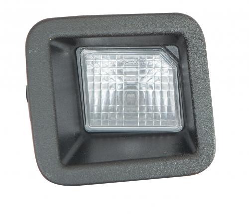 Rear License Plate Light Assembly for Ford F-Series Super Duty 2017-2022, Left (Driver), Halogen, CAPA-Certified, Replacement - Fits F-250, F-350, F-450, F-550 Models