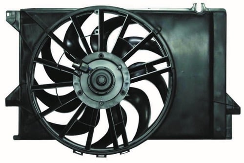 Radiator Cooling Fan Assembly for 1992 - 1993 Mercury Topaz, 2.3L L4 Engine, Electric Fan Assembly,  F23Z8C607C, Replacement