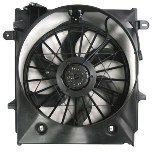 Radiator Cooling Fan Assembly for 2004 - 2007 Ford Ranger, Includes Motor, Shroud, Fan,  FO3115161 Replacement