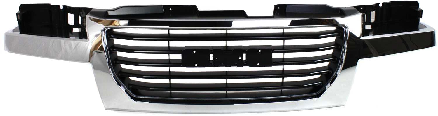 Chrome Shell/Black Insert Grille for GMC Canyon 2004-2012, Replacement