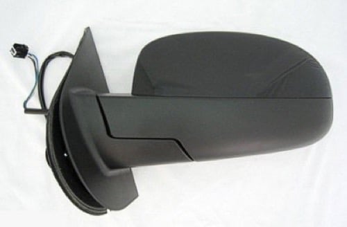 Left (Driver) Outside Rear View Mirror Assembly for 2007 - 2014 Chevrolet Suburban 2500, Without Courtesy Light, With Off Road Package, Power, Old Style,  20843177, Replacement