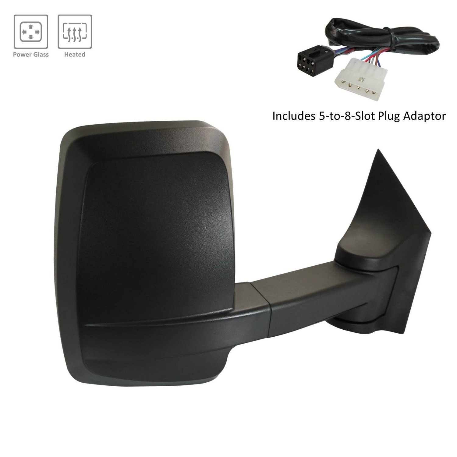2003 - 2018 Chevrolet (Chevy) Express 2500 Side View Mirror - Left (Driver)