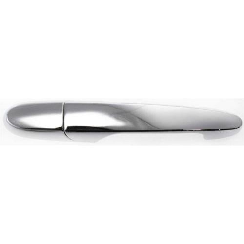 Right (Passenger) Rear Outer Door Handle for 2005 - 2010 Pontiac G5, Exterior Replacement, Chrome,  15803522