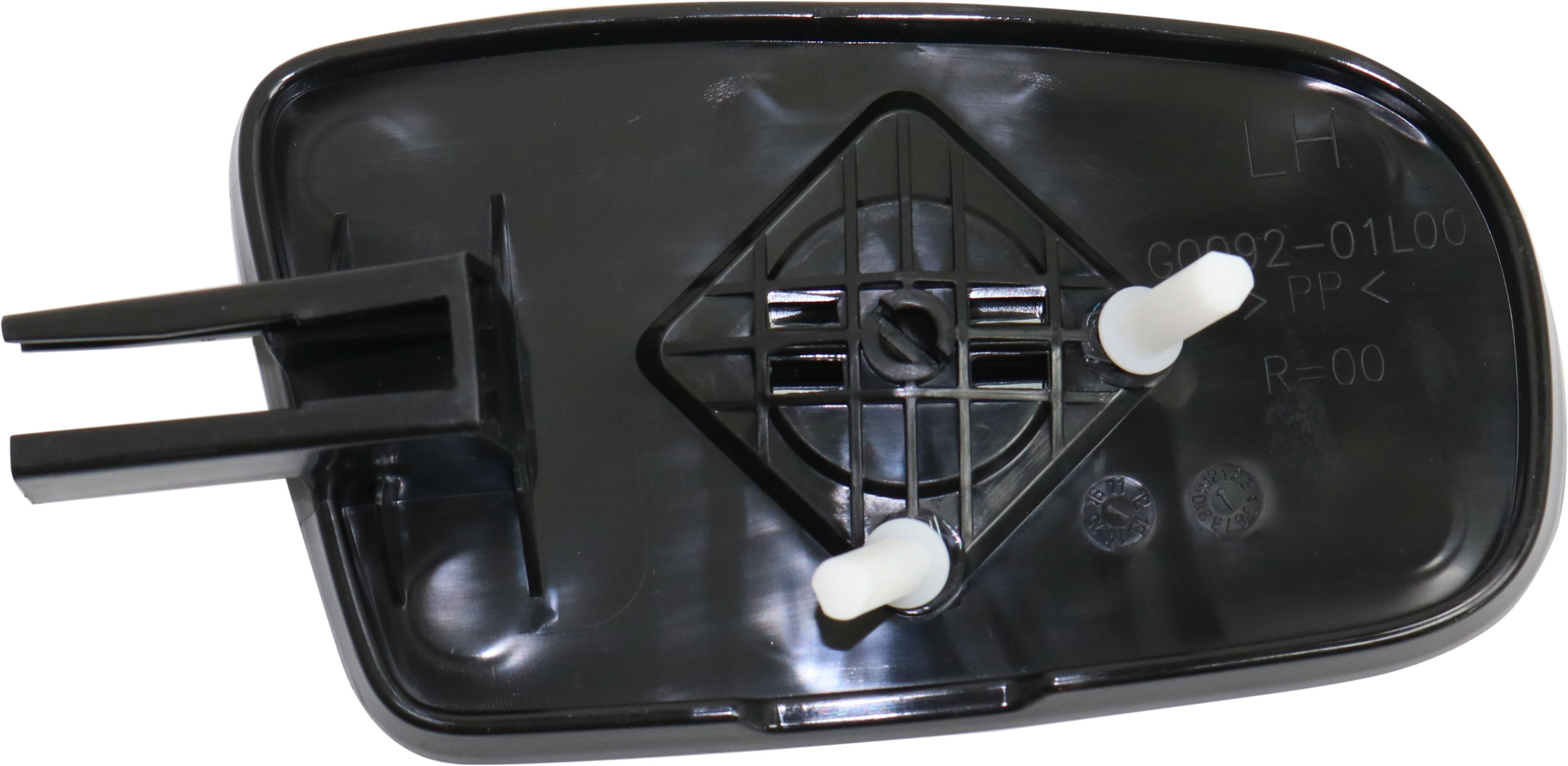 Mirror Glass for Chevrolet Cavalier/Pontiac Sunfire 1995-2005, Left (Driver), Non-Heated, with Backing Plate, Compatible with Convertible/Coupe/Sedan Models, Replacement