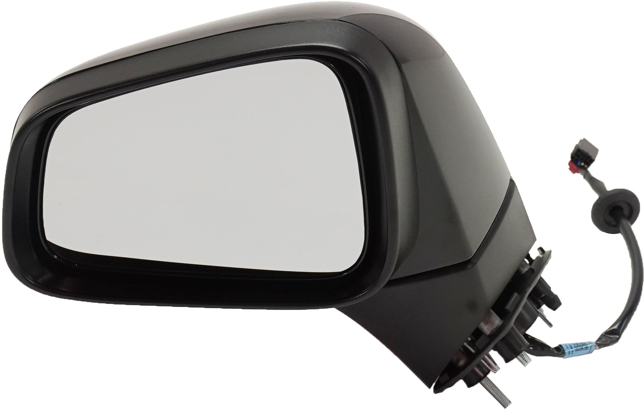Power Mirror for 2017-2022 Chevrolet Trax LS Model, Left (Driver), Manual Folding, Non-Heated, Paintable, Without Signal Light, Built in Korea, Replacement