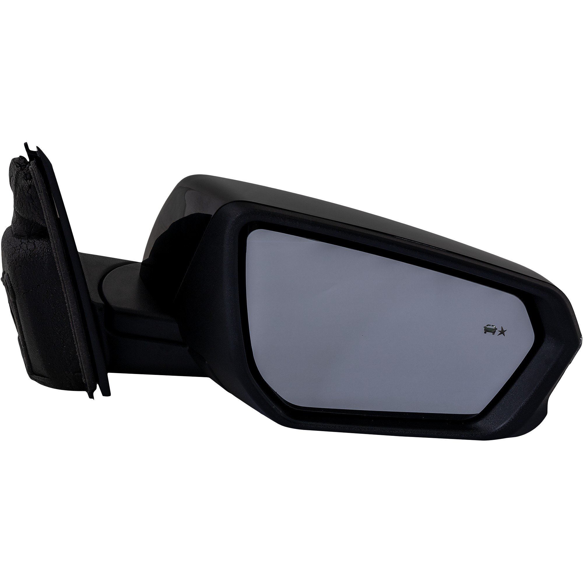 Right (Passenger) Side Mirror for GMC Terrain/Chevrolet Equinox 2018-2023, Power Adjustable, Manual Folding, Heated, Paintable, with Blind Spot Detection and Signal Light, Excluding Denali Model, Replacement