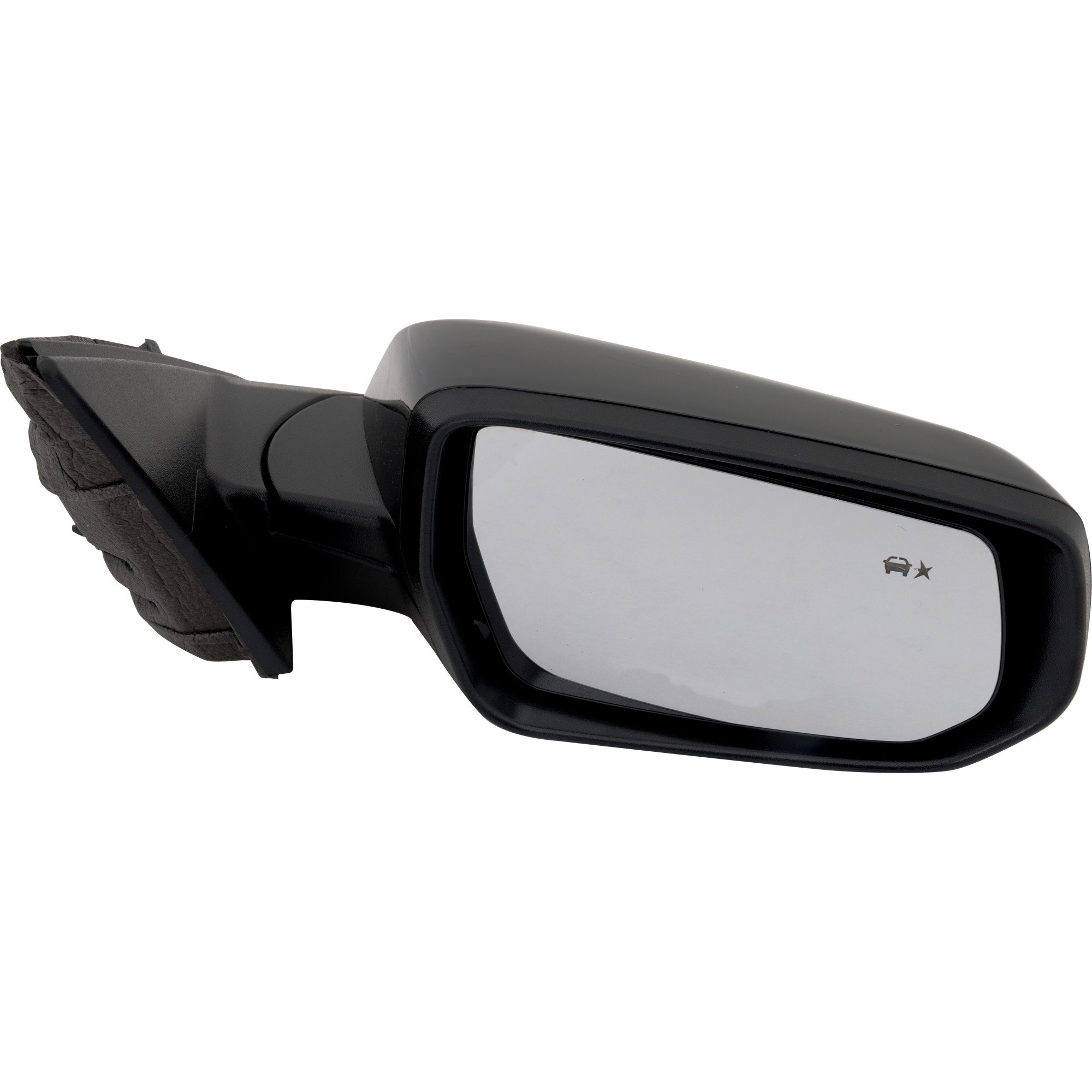 Power Mirror for Chevrolet Malibu 2016-2022, Right (Passenger), Manual Folding, Non-Heated, Paintable, with Blind Spot Detection, without Auto Dimming, Memory, and Signal Light, with Lane Change Assist, LS/RS Models, Replacement