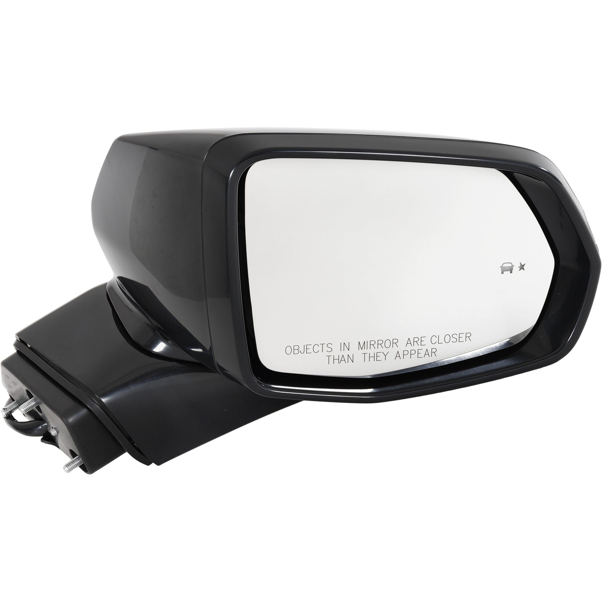 Power Mirror for Chevrolet Blazer 2019-2022, Right (Passenger), Manual Folding, Heated, Paintable, with In-Housing Signal Light, Blind Spot Detection in Glass, without Memory, Puddle Light, Auto-Dimming, Replacement
