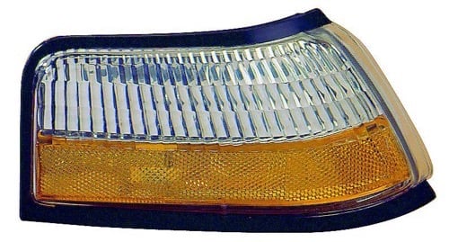 Front Right (Passenger) Side Marker Light Assembly for 1989 - 1991 Pontiac Grand Am, Replacement Lens Cover,  5975540