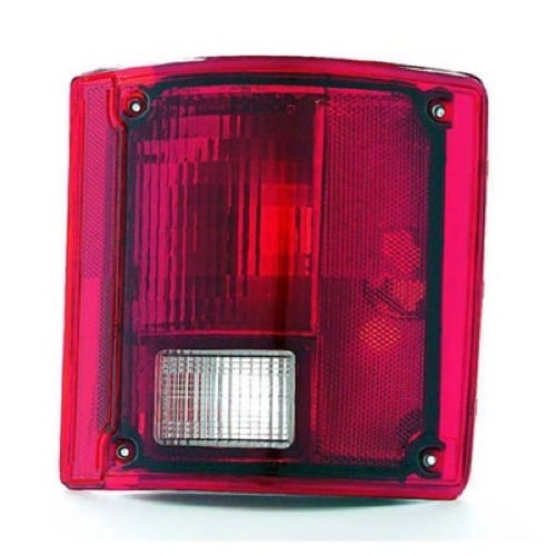 Right (Passenger) Rear Tail Light Housing for 1973 - 1991 GMC C15 Suburban, Assembly Replacement Housing/Lens/Cover,  5965772