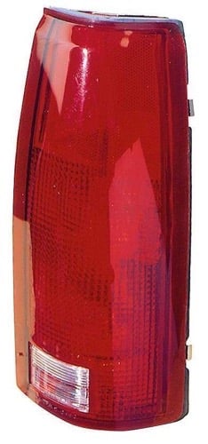 Right (Passenger) Tail Light Lens for 1988 - 2000 Chevrolet C1500,  16506356, Replacement, excluding 15000 Gross Vehicle Weight