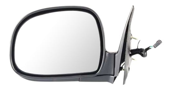 Power Mirror for Chevrolet S10 Pickup (1994-1997) / Blazer (1995-1997), Left (Driver), Manual Folding, Non-Heated, Paintable, Replacement