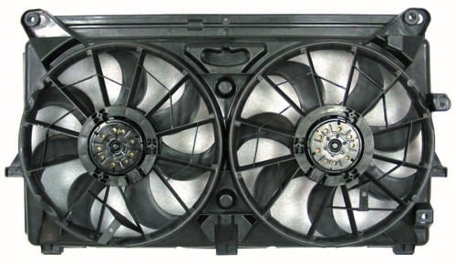 Radiator Cooling Fan Assembly for 2007 - 2014 Chevrolet Silverado 1500, Dual Fan Assembly, without Extra Duty Cooling, Motor/Blade/Shroud Included,  15780788-PFM, Replacement