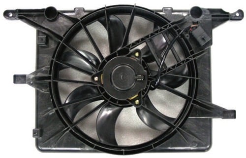 Radiator Cooling Fan Assembly for 2006 - 2010 Pontiac Solstice, 2.4L L4 Engine,  19130491, Replacement