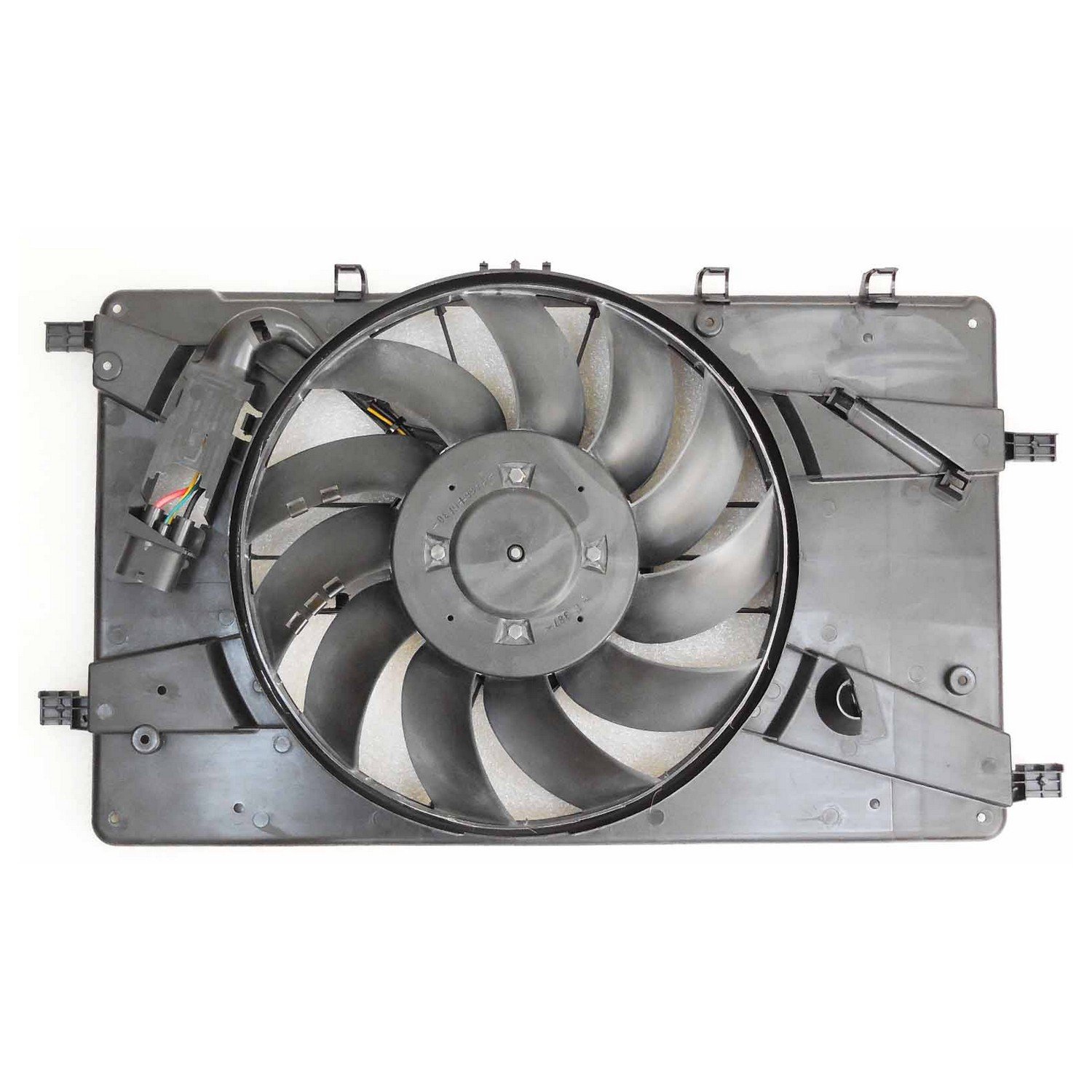 Radiator Cooling Fan Assembly for 2014 - 2015 Chevrolet Chevy Cruze,  13267631-PFM, Replacement