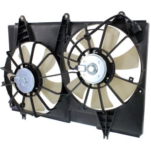Condenser Fan/Motor Assembly for 2004 - 2007 Cadillac CTS, A/C Condenser Fan Motor Replacement, Motor/Blade/Shroud Assembly;  19129907-PFM Replacement