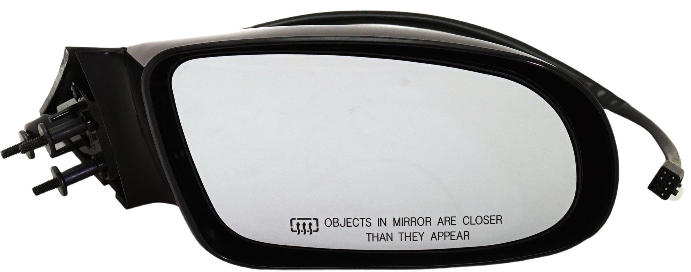 Power Mirror for Chevrolet Caprice 1995-1996, Right (Passenger) Side, Manual Folding, Heated, Paintable, Replacement