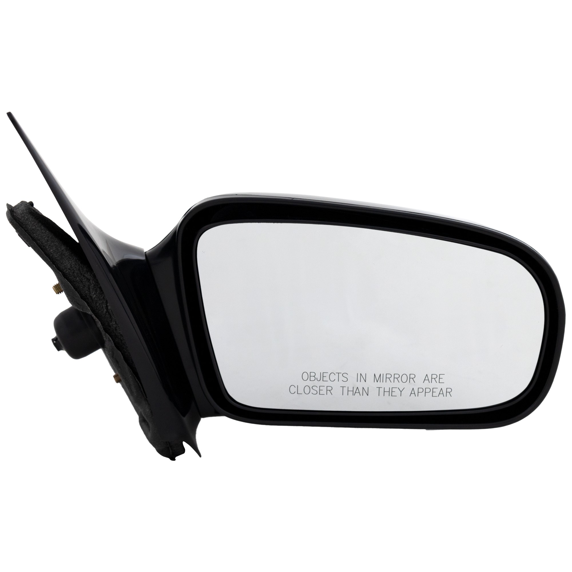 Manual Adjust Mirror for Chevrolet Cavalier/Pontiac Sunfire 1995-2005, Right (Passenger), Non-Folding, Non-Heated, Paintable, without Auto Dimming, Blind Spot Detection, Memory, and Signal Light, Coupe, Replacement
