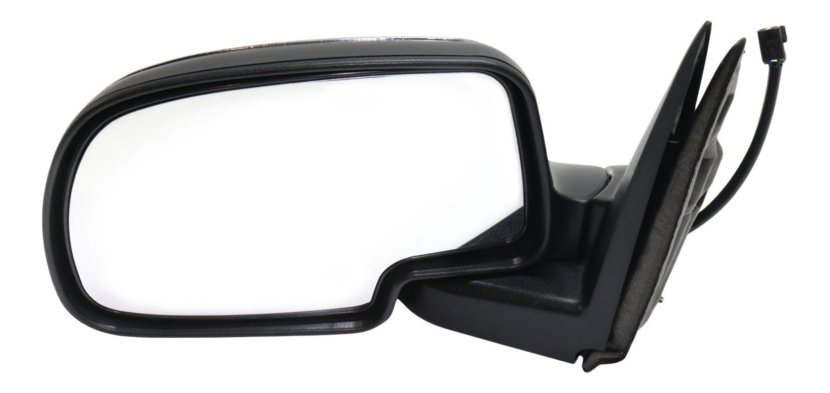 Mirror for Silverado/Sierra 1999-2002, Left (Driver), Non-Towing, Power, Manual Folding, Non-Heated, Chrome, Replacement