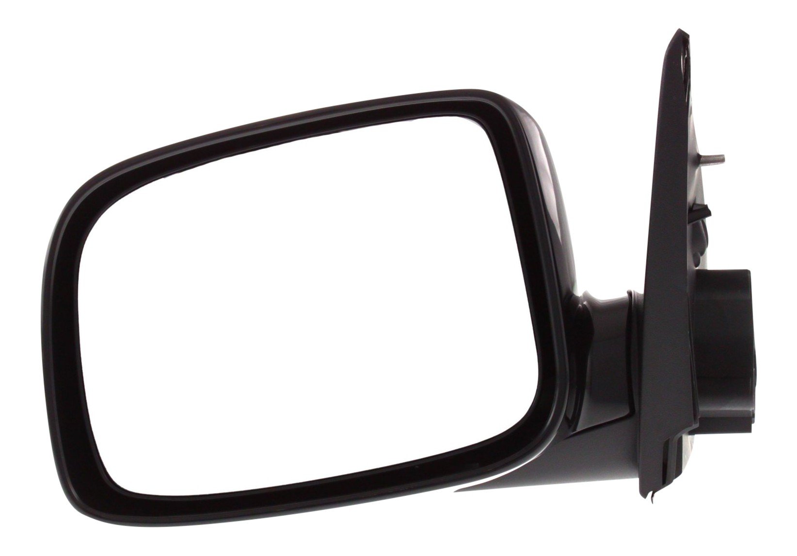 Manual Adjust Mirror for Chevrolet Colorado/GMC Canyon (2004-2012), Left (Driver) Side, Manual Folding, Non-Heated, Paintable, Without Auto Dimming, Blind Spot Detection, Memory, and Signal Light, Replacement