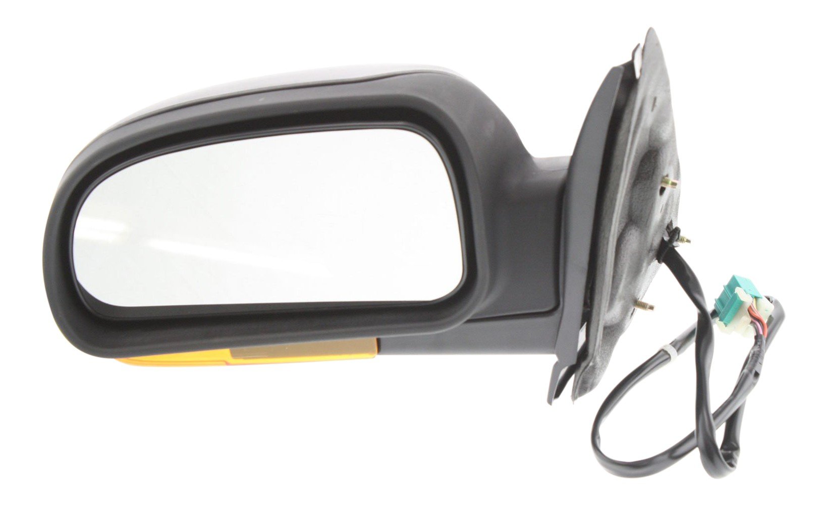 Power Folding, Heated Textured Mirror for Chevrolet Trailblazer 2002-2009, Left (Driver), with Signal Light, Replacement