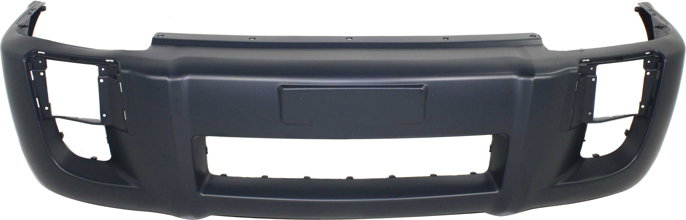 Front Bumper Cover for Hyundai Tucson 2005-2009, 2.7L Engine, Primed (Ready to Paint), with Side Marker Light Holes, with Fog Light Holes, Replacement (CAPA Certified)