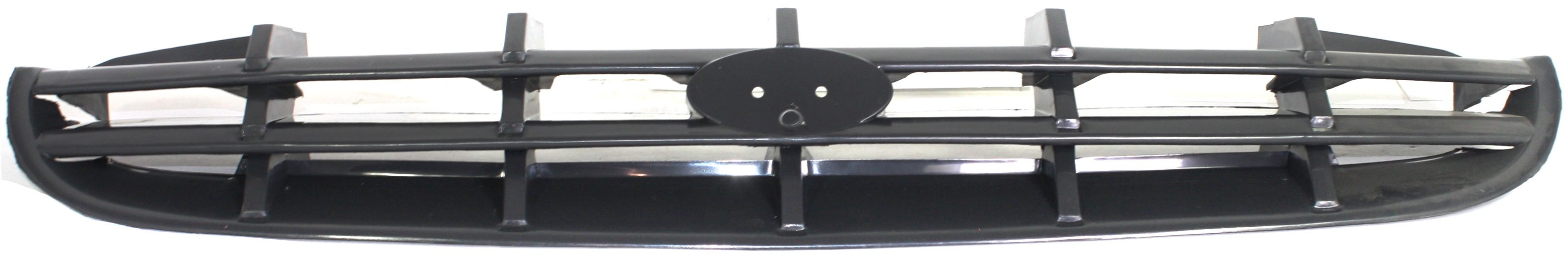 Plastic Grille Insert for Hyundai SONATA 1999-2001, Black Shell and Insert, Replacement