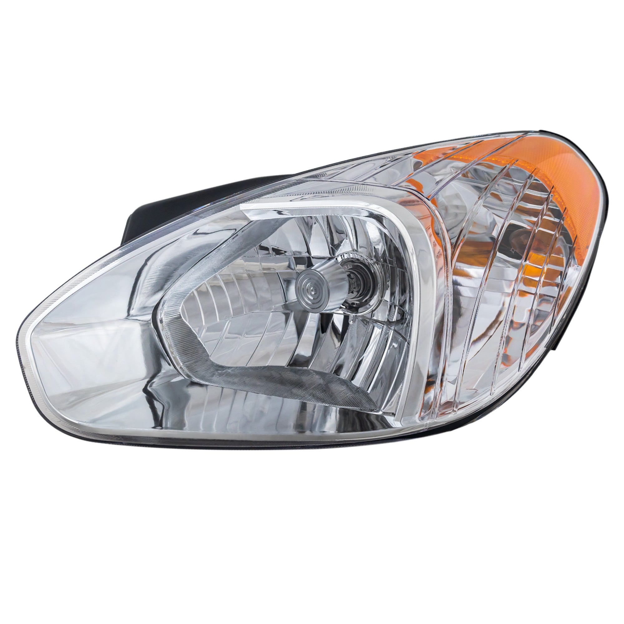 Headlight Assembly for Hyundai Accent 2007-2011, Left (Driver), Halogen, Suitable for Hatchback/Sedan, Replacement