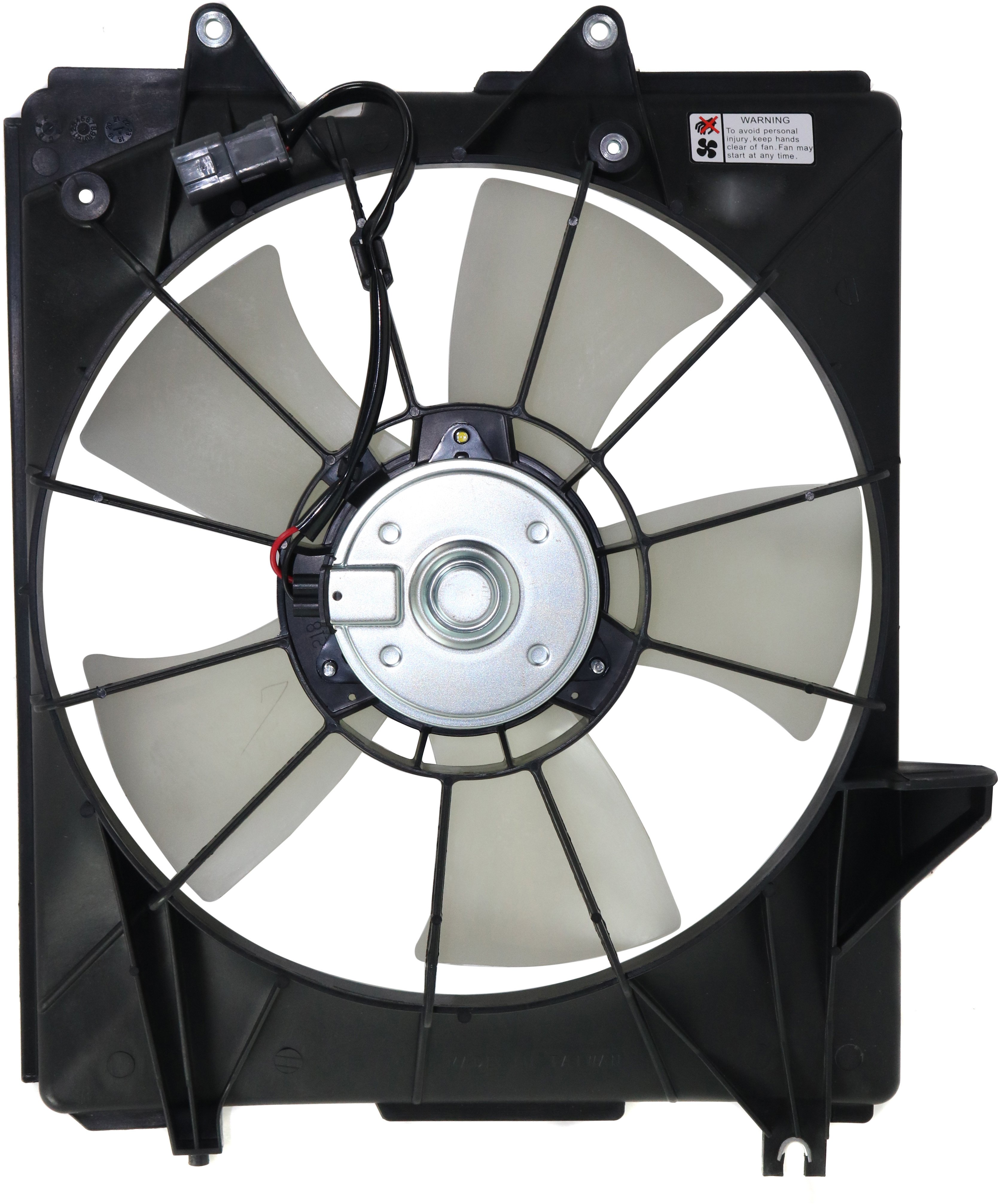 Radiator Fan Shroud Assembly for 2005-2010 Honda Odyssey, Left Side, Replacement