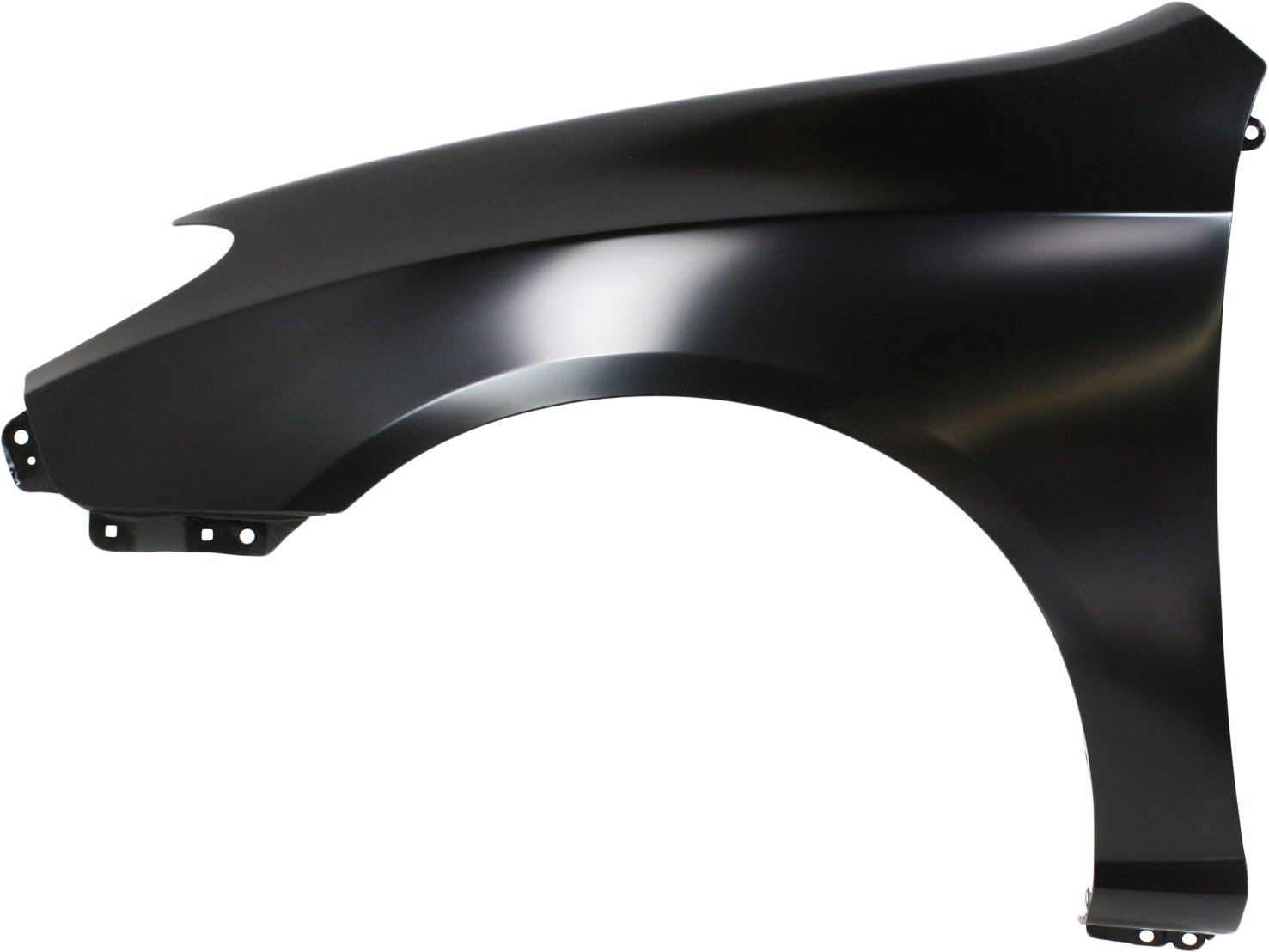 Front Fender for 2007-2010 Hyundai Elantra Sedan, Left (Driver), Primed (Ready to Paint), without Signal Light Hole, Replacement