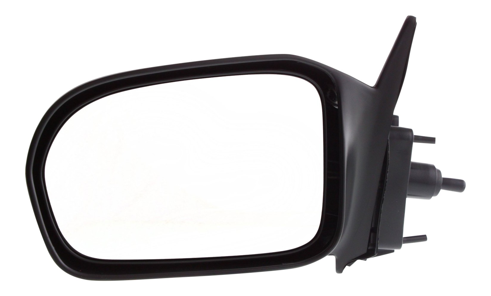 Manual Remote Mirror for Honda Civic 2001-2004, Left (Driver), Non-Folding, Non-Heated, Textured, Without Auto Dimming, Blind Spot Detection, Memory, and Signal Light, DX Model, Coupe, Replacement