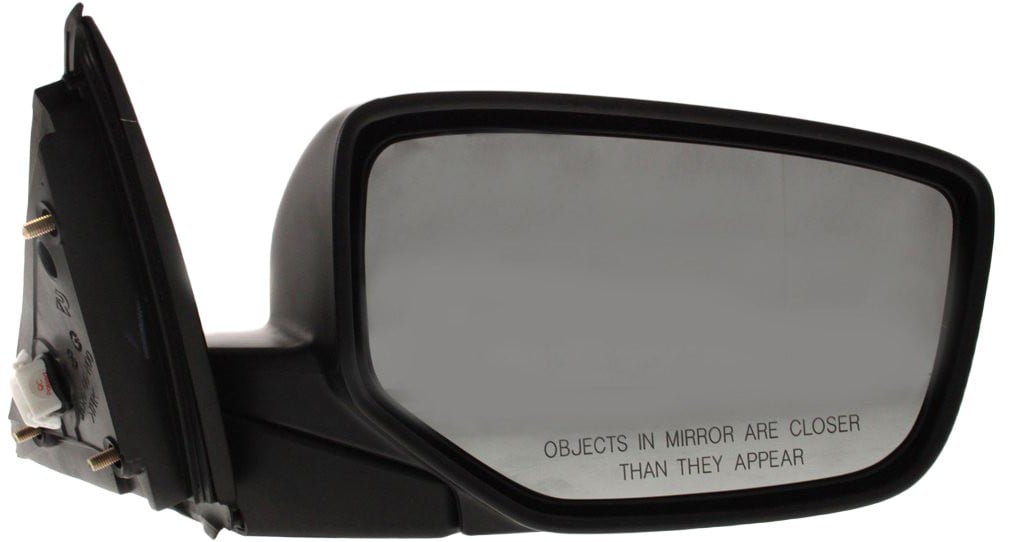 Power Mirror for Honda Accord 2008-2012 Right (Passenger), Manual Folding, Heated, Paintable, w/o Auto Dimming, Blind Spot Detection, Memory, and Signal Light, Coupe, Replacement