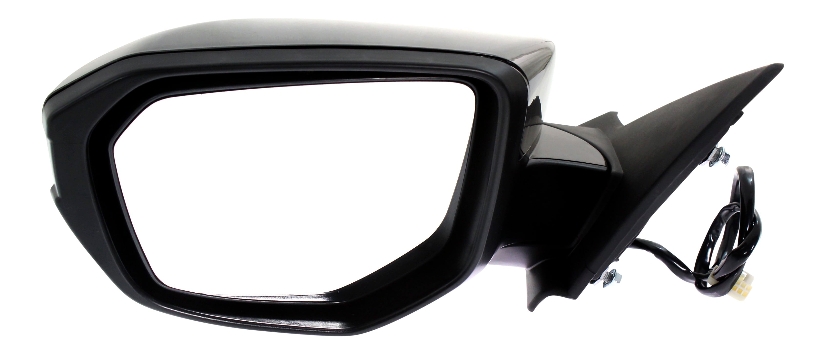 Power Mirror for Honda Civic 2016-2021, Left (Driver), Manual Folding, Heated, Paintable, without Auto Dimming, Blind Spot Detection, Memory, and Signal Light, Replacement