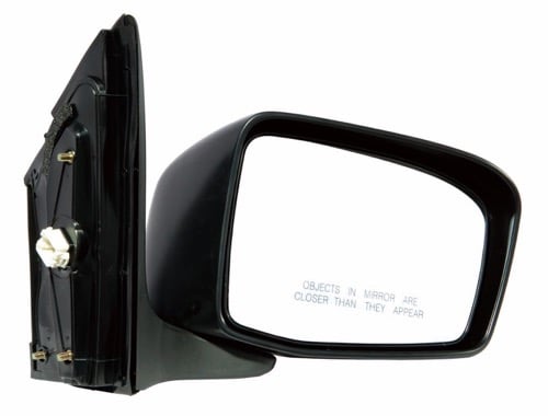 Right (Passenger) Side View Mirror Assembly for 2005 - 2009 Honda Odyssey, Heated, Nighthawk Black (Code B92P),  76200SHJA43ZC, Replacement