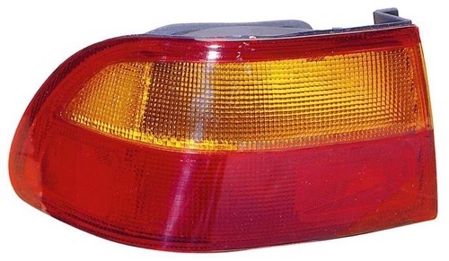 1992 - 1995 Honda Civic Rear Tail Light Assembly Replacement / Lens / Cover - Left (Driver) Side - (4 Door; Sedan + 2 Door; Coupe)