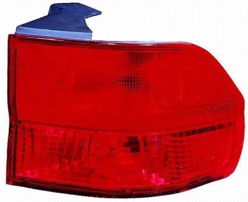 Right (Passenger) Tail Light Lens/Housing for 1999 - 2001 Honda Odyssey, Rear Tail Light Assembly Replacement Housing / Lens / Cover, Body-Mounted, Includes Lens, OEM 33501S0XA01, Replacement