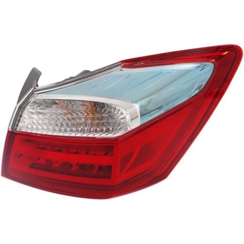 Right (Passenger) Outer Rear Tail Light Assy for 2014 - 2015 Honda Accord Gas Hybrid, Replacement Lens/Cover,  33500T3VA01