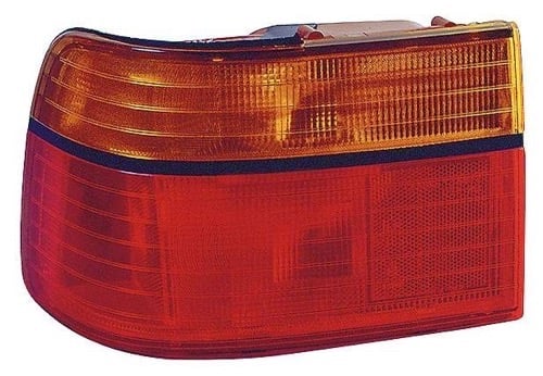Left (Driver) Rear Tail Light Assembly Replacement Housing/Lens/Cover for 1990 - 1991 Honda Accord, 4 Door Sedan and 2 Door Coupe, Body Mounted,  33551SM4A02, Replacement
