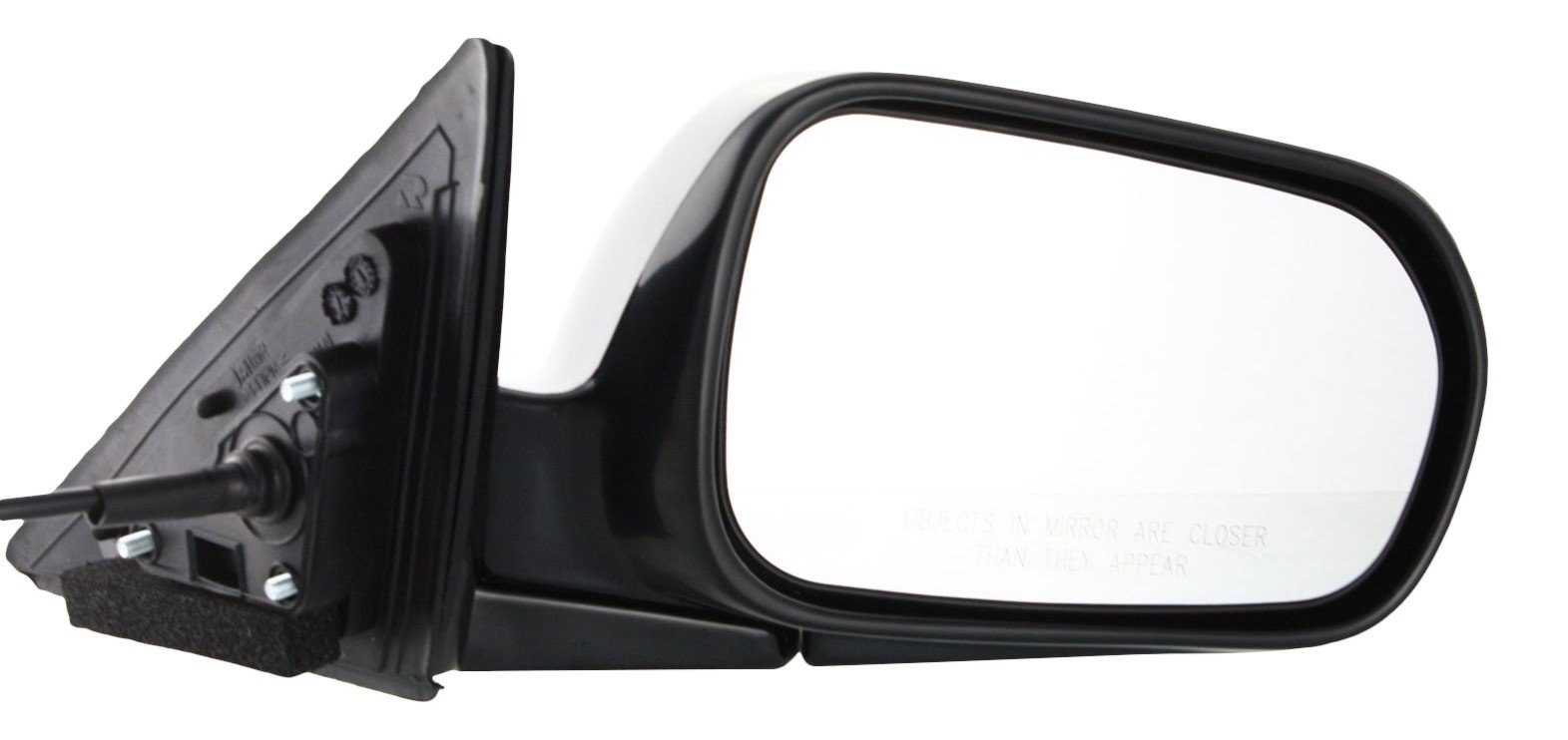 Power Mirror for Honda Accord 1998-2002, Right (Passenger), Manual Folding, Non-Heated, Paintable, without Auto Dimming, Blind Spot Detection, Memory, and Signal Light, Sedan, USA Built, Replacement