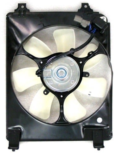 Condenser Fan/Motor Assembly for 2006 - 2011 Honda Civic 2.0L L4 Coupe, Includes Motor/Blade/Shroud Assembly,  38615RNAA01-PFM, Replacement