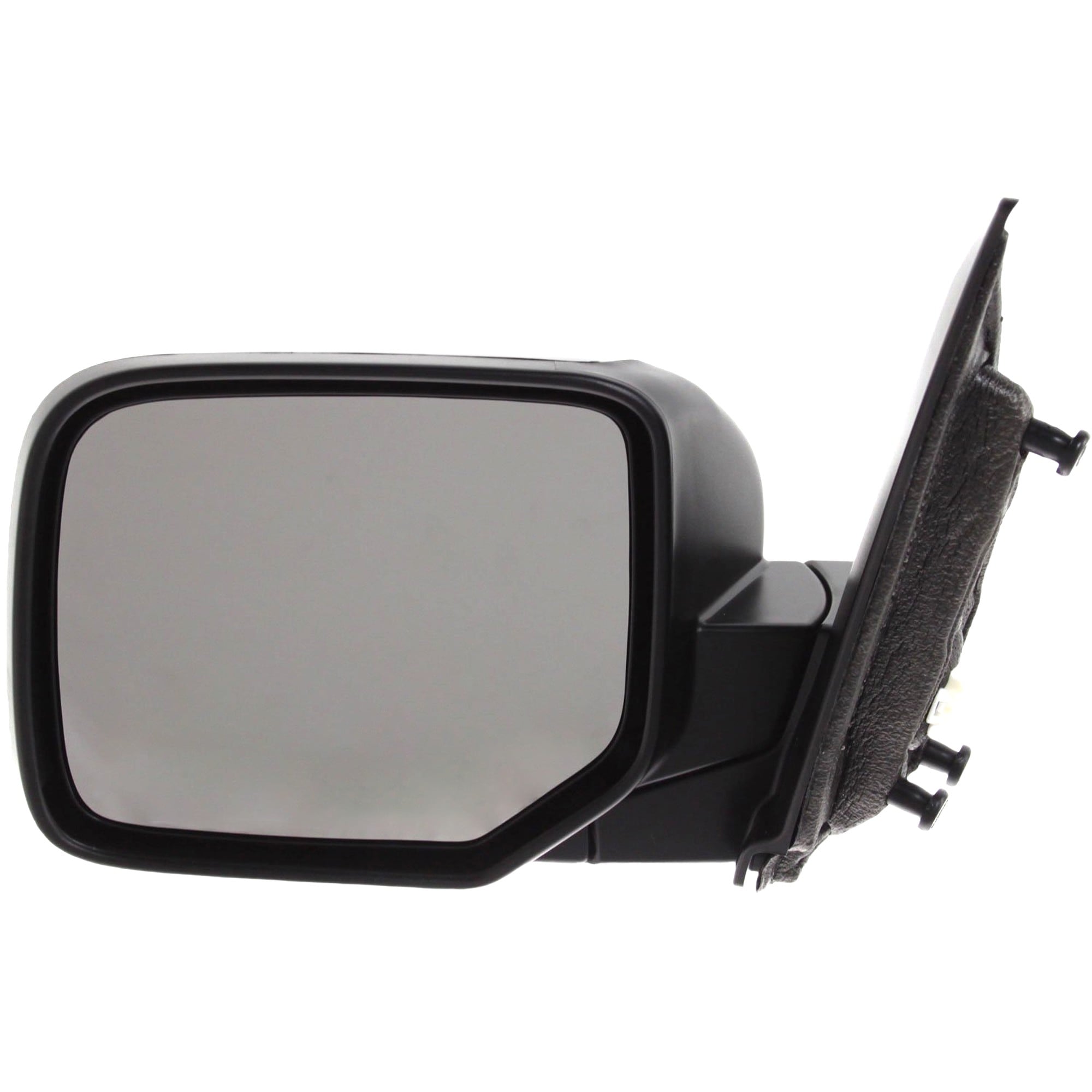 Power Mirror for Honda Pilot 2009-2015, Left (Driver), Manual Folding, Heated, Paintable, Without Memory and Signal Light, Replacement