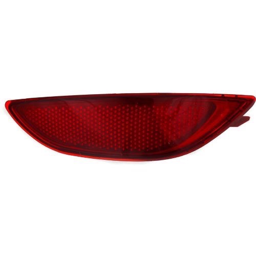 Rear Bumper Reflector Light for Hyundai Accent 2012-2017, Right (Passenger), Sedan - CAPA-Certified, Replacement
