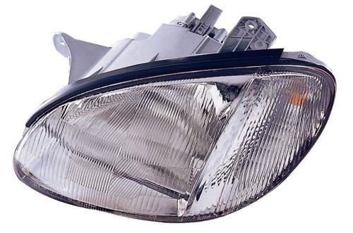 Left (Driver) Headlight Assembly for 1999 - 2001 Hyundai Sonata, Front Headlight Assembly Replacement Housing, Lens, Cover, Composite;  9210138050, Replacement
