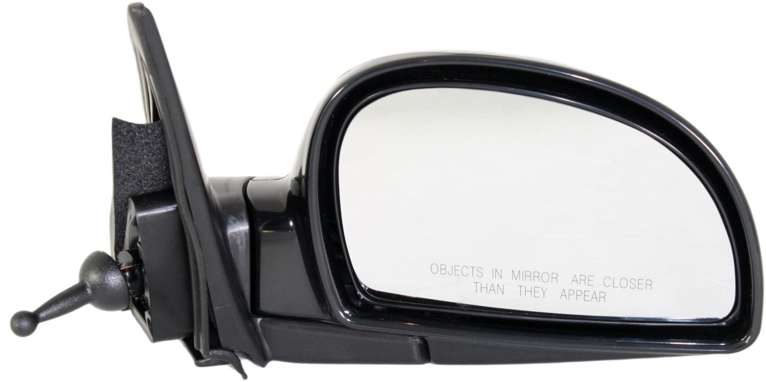 2002 - 2006 Hyundai Accent Side View Mirror Assembly / Cover / Glass Replacement - Right (Passenger) Side