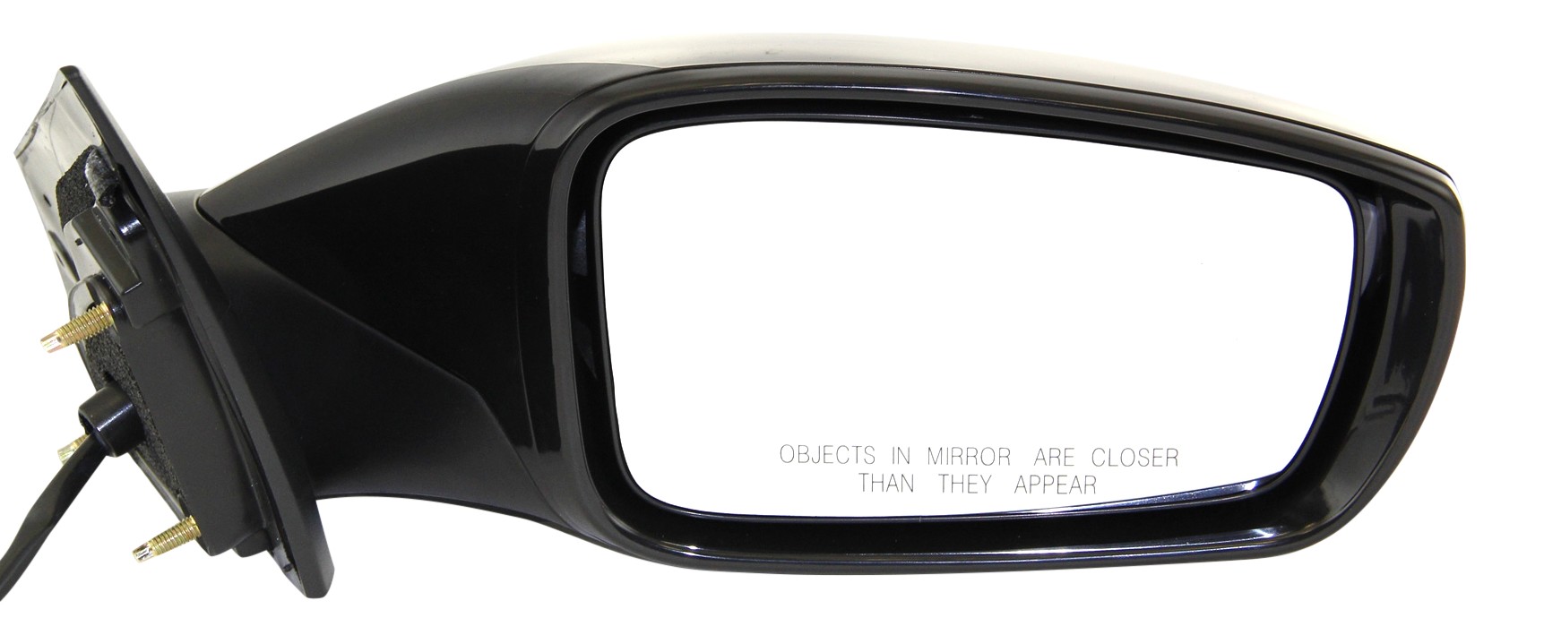 Power Mirror for Hyundai Sonata 2011-2014, Right (Passenger) Side, Manual Folding, Non-Heated, Paintable, with Signal Light, Excluding Hybrid Model, Replacement