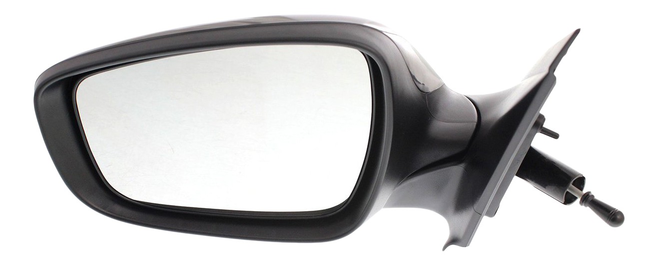 Manual Remote, Manual Folding Mirror for Hyundai Accent 2012-2017, Left (Driver), Non-Heated, Paintable, w/o Auto Dimming, Blind Spot Detection, Memory and Signal Light, Replacement